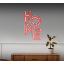Biz Bu İşin Keyif Kısmındayız Home Yazılı Neon Tabela