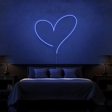 Biz Bu İşin Keyif Kısmındayız Kalp Figürlü Neon Tabela