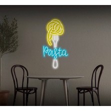 Biz Bu İşin Keyif Kısmındayız Pasta Yazılı ve Şekilli Neon Tabela