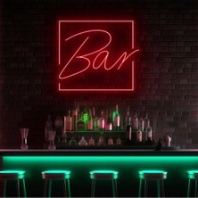 Biz Bu İşin Keyif Kısmındayız Bar Yazılı Neon Tabela