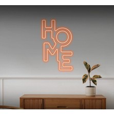 Biz Bu İşin Keyif Kısmındayız Home Yazılı Neon Tabela