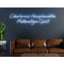 Biz Bu İşin Keyif Kısmındayız Çıkarlarınızı Hesaplamaktan Matematiğim Gelişti Yazılı Neon Tabela