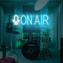 Biz Bu İşin Keyif Kısmındayız On Aır Yazılı ve Şekilli Neon Tabela