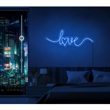 Biz Bu İşin Keyif Kısmındayız Love Yazılı Neon Tabela