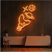 Biz Bu İşin Keyif Kısmındayız Işığındaki Galaksiler Neon Tabela