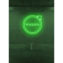 Biz Bu İşin Keyif Kısmındayız Rent A Carlara Özel Volvo Logo Neon Tabela