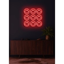 Biz Bu İşin Keyif Kısmındayız Gülücük Figürlü Neon Tabela