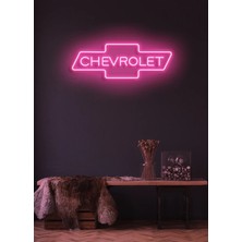 Biz Bu İşin Keyif Kısmındayız Rent A Carlara Özel Chevrolet Yazılı Neon Tabela