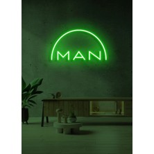 Biz Bu İşin Keyif Kısmındayız Rent A Carlara Özel Man Yazılı Neon Tabela