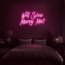Biz Bu İşin Keyif Kısmındayız Will You Marry Me? Yazılı Neon Tabela