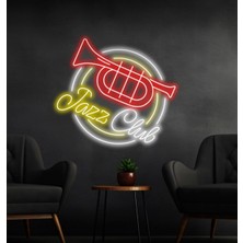 Biz Bu İşin Keyif Kısmındayız Jazz Club Yazılı ve Şekilli Neon Tabela