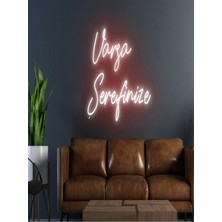 Biz Bu İşin Keyif Kısmındayız Varsa Şerefinize Yazılı Neon Tabela