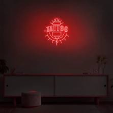 Biz Bu İşin Keyif Kısmındayız Tattoo Yazılı ve Şekilli Neon Tabela