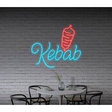 Biz Bu İşin Keyif Kısmındayız Kebab Yazılı Neon Tabela