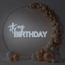 Biz Bu İşin Keyif Kısmındayız Its My Bırthday Yazılı Neon Tabela