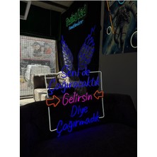 Biz Bu İşin Keyif Kısmındayız Seni De Çağıracaktık Gelirsin Diye Çağırmadık Yazılı Neon Tabela
