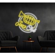Biz Bu İşin Keyif Kısmındayız Jazz Club Yazılı ve Şekilli Neon Tabela