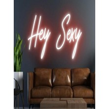 Biz Bu İşin Keyif Kısmındayız Hey Yazılı Neon Tabela