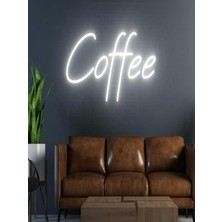 Biz Bu İşin Keyif Kısmındayız Coffee Yazılı Neon Tabela