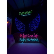 Biz Bu İşin Keyif Kısmındayız En Iyisi Olmak Için Doğru Yerdesiniz! Yazılı Neon Tabela