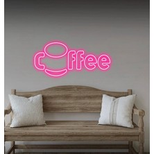 Biz Bu İşin Keyif Kısmındayız Coffee Yazılı Neon Tabela