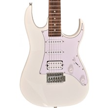 Madison Meg-Wh Elektro Gitar (Beyaz) | Klasik Beyaz Strat Tarzı