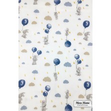 More Home Çok Amaçlı Müslin Örtü, Müslin Bebek Battaniyesi, %100 Pamuk Tek Katlı Müslin BEZ,90X90 cm