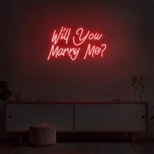 Biz Bu İşin Keyif Kısmındayız Will You Marry Me? Yazılı Neon Tabela
