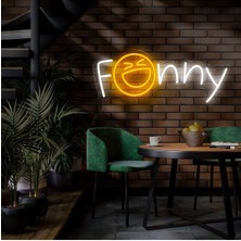 Biz Bu İşin Keyif Kısmındayız Funny Yazılı ve Şekilli Yazılı Neon Tabela