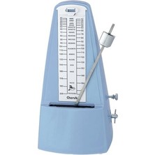 Cherub WSM-330-BL Mekanik Metronom (Mavi) | Şeffaf Kapaklı Canlı Renk