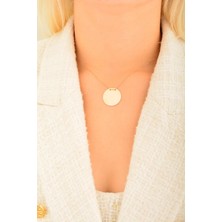 Cebeci Rose Plaka Kolye