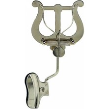 Fox Tlr-01 Trombon Maşası (Aksesuar - Lyre) | Nota Kağıdı Tutucu, Nikel Kaplama Güçlü Yay Mekanizması, Kolay Montaj | Uyum: Standart Trombon ve Bariton Boru Çapları
