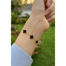 DMR Elegance Yonca Gümüş 925 Ayar Bileklik