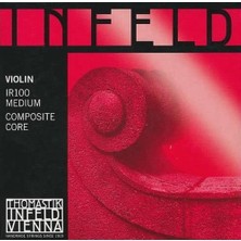 Thomastik Ir 100 Infield Red Keman Teli | Sentetik Çekirdek Sıcak ve Zengin Harmonikler