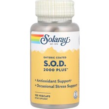Solaray S.o.d. 2000 Plus - Superoxide Dismutase (Sod) - Catalase Antioxidant Supplement Wellness Support