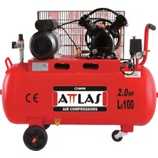 Attlas ZJ20100 V Monofaze Kompresör 100 Lt