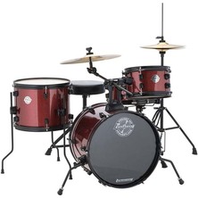Ludwig LC178X025 The Pocket Kit (Wine Red Sparkle) | 4-10 Yaş Arası Ideal Başlangıç Seti