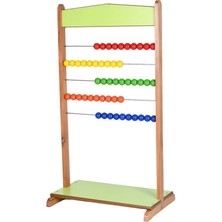 Edutoys AYAKLI AHŞAP ABAKÜS 50 BONCUKLU