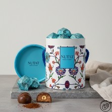 Nutat 300 gr Bütün Fındık Dolgulu Sütlü Çikolata - Kapaklı Silindir Kutu 🍫🌰