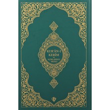 Türkiye Diyanet Vakfı Yayınları Kuranı Kerim ve Açıklamalı Karşılıklı Meali Roman Boy (Yeşil)