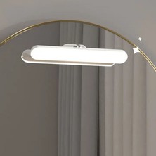 Gusion Dokunmatik USB Şarjlı 27 cm LED Makyaj Aynası Işığı Kablosuz Taşınabilir Sarjlı Doğal Işık
