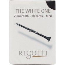 Rigotti RGCCW15 White Bb Klarnet Kamışı No: 1.5 (Başlangıç/eğitim) - Tekli Paket | Beyaz Kutu Yumuşak Kamış ve Kolay Üfleme Esnekliği