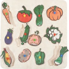 Edutoys SEBZE PUZZLE KULPLU