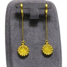 Kızılay Kuyumcusu 14 Ayar Dorikalı Küpe 3.40GR