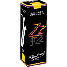 Vandoren SR4425 Zz Jazz Bariton Saksafon Kamışı No: 2.5 (Orta Seviye/caz) - 5'li Paket | Caz Soloları Için Optimize Edilmiş Esnek Yapı ve Zengin Tını
