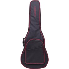 Madison Mdgb2-Red Akustik Gitar Kılıfı - Kırmızı (Eğitim - Su Itici Seri) | Canlı Kırmızı Tasarım, Hafif Yapı, Kolay Taşıma Için Güçlendirilmiş Sap | Uyum: Dreadnought ve Jumbo Kasalar