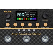 Nux NMA-3AAP Amp Academy Stomp Modeler | Amfisiz Çalım Için Pedalboard Çözümü