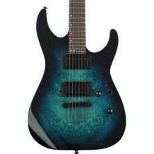Esp Ltd LM200DXNTBLB M-200DX Nt Blue Burst Elektro Gitar | Sabit Köprü Mavi Burst