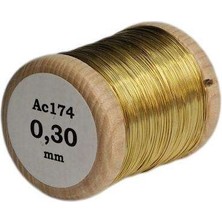 Chiarugi AC.174.03 Obua Kamış Bağlama Teli (0.3mm) | Esnek ve Dayanıklı Metal Yapı Kamışı Mantara Sabitlemek Için Ideal Kalınlık