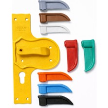 Bariyerli ve Güvenli Kırılmaz Kapi Kolu Sarı Ayna Sarı Kol